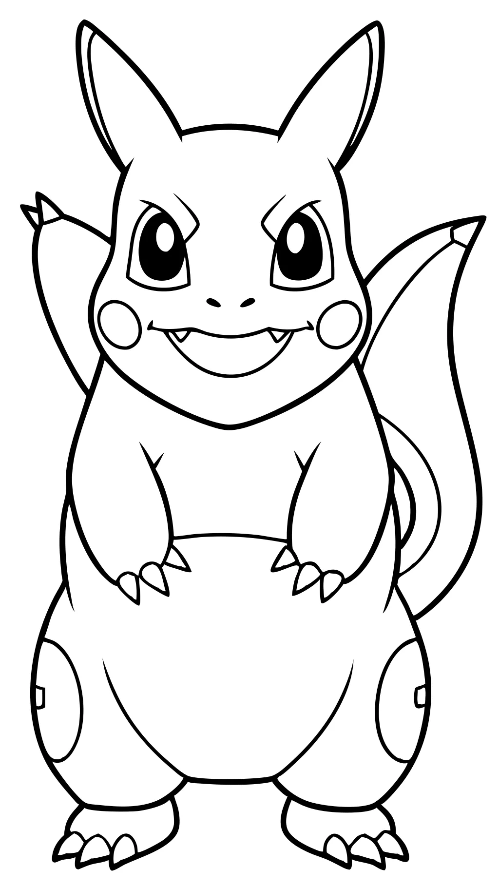 pokemon characters coloring pages